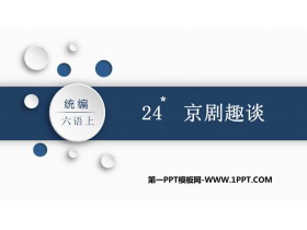 《京剧趣谈》PPT教学课件下载-第一PPT
