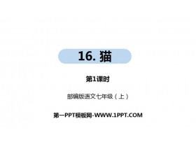 《猫》PPT课件下载(第1课时)-第一PPT