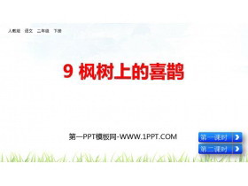 《枫树上的喜鹊》PPT免费课件-第一PPT