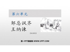 《邹忌讽齐王纳谏》PPT课文课件下载-第一PPT