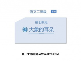 《大象的耳朵》PPT优秀课件-第一PPT
