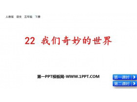《我们奇妙的世界》PPT免费课件-第一PPT