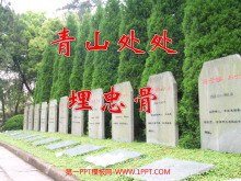 《青山处处埋忠骨》PPT课件下载-第一PPT