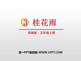 《桂花雨》PPT教学课件-第一PPT