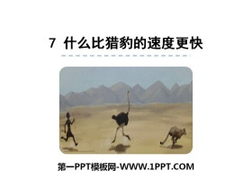 《什么比猎豹的速度更快》PPT-第一PPT