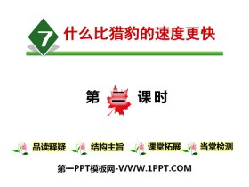 《什么比猎豹的速度更快》PPT下载-第一PPT