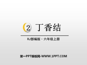 《丁香结》PPT-第一PPT