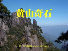 《黄山奇石》PPT教学课件下载5-第一PPT