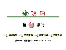 《琥珀》PPT(第二课时)-第一PPT