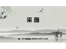《采薇》PPT课件-第一PPT