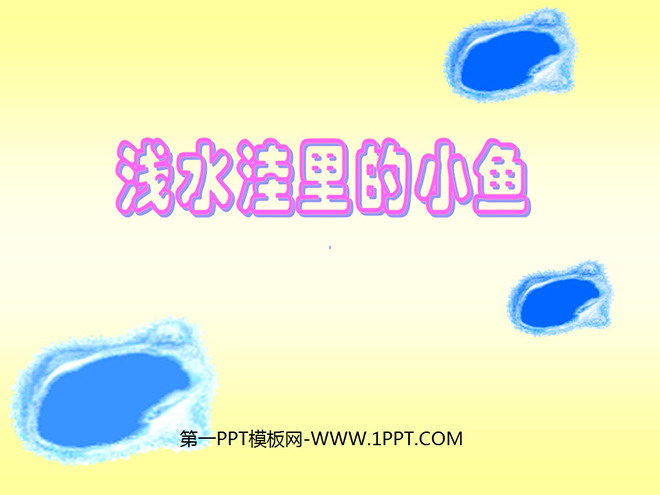 图片[1]-《浅水洼里的小鱼》PPT教学课件下载5-第一PPT