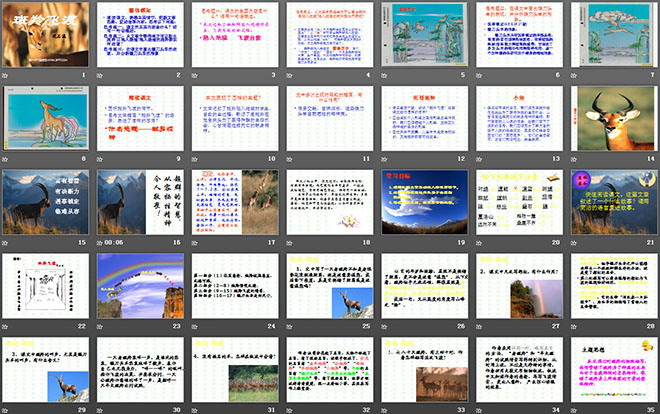 图片[2]-《斑羚飞渡》PPT课件3-第一PPT