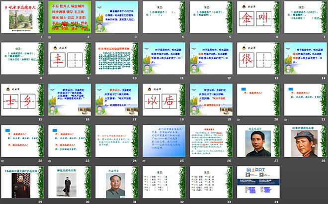 图片[2]-《吃水不忘挖井人》PPT课件5-第一PPT