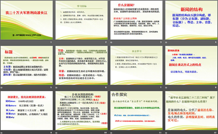 图片[2]-《我三十万大军胜利南渡长江》PPT下载-第一PPT