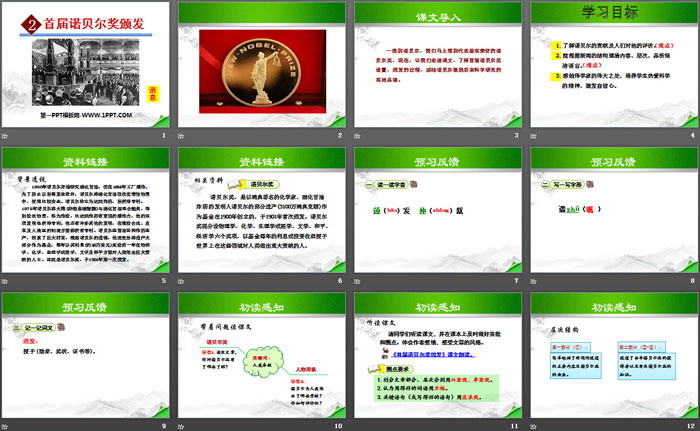 图片[2]-《首届诺贝尔奖颁发》PPT课件-第一PPT