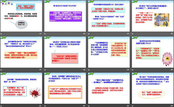 图片[3]-《回忆我的母亲》PPT-第一PPT