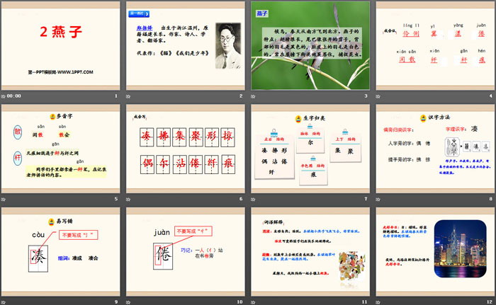 图片[2]-《燕子》PPT-第一PPT