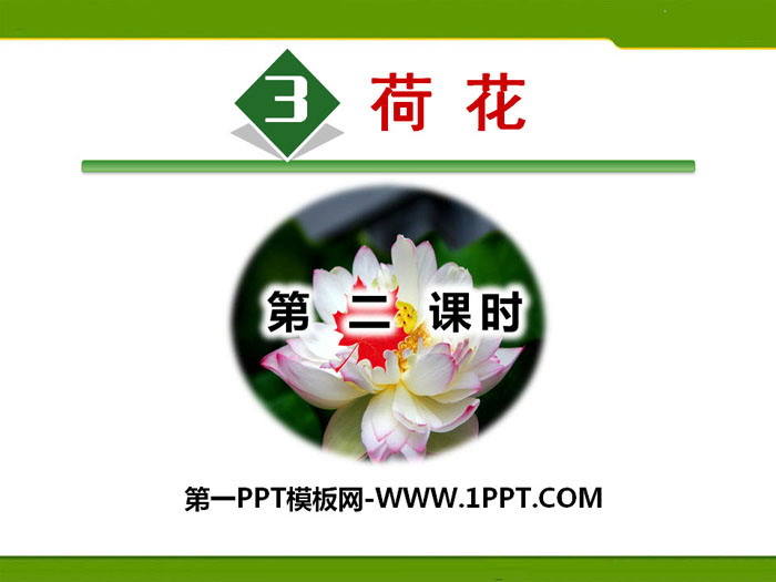 图片[1]-《荷花》PPT(第二课时)-第一PPT