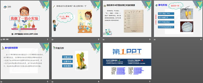 图片[2]-《我做了一项小实验》PPT-第一PPT