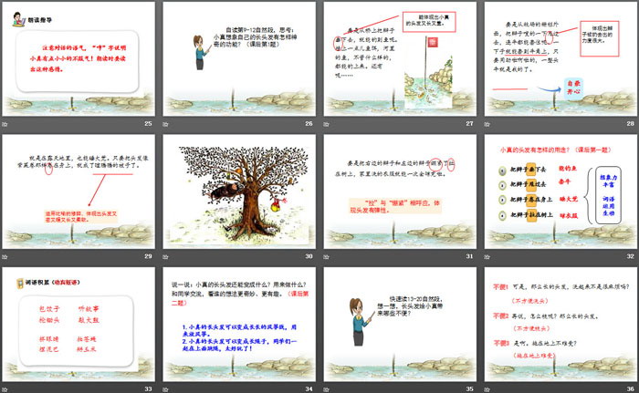图片[4]-《小真的长头发》PPT-第一PPT