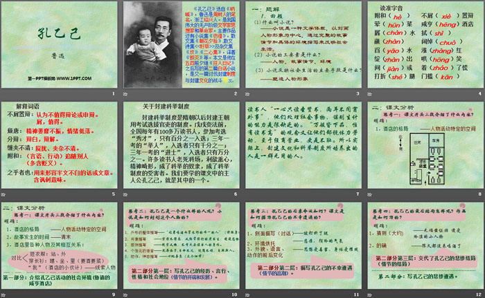 图片[2]-《孔乙己》PPT免费课件下载-第一PPT