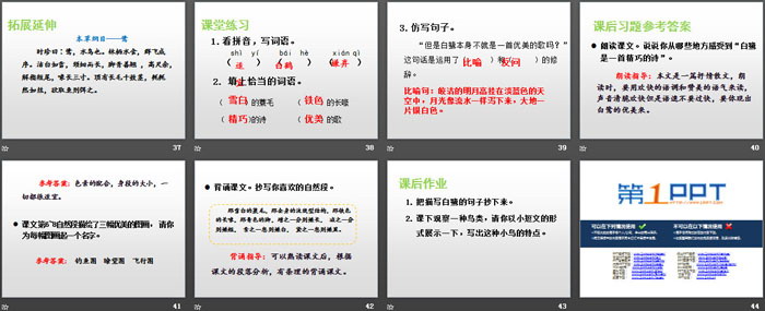 图片[5]-《白鹭》PPT-第一PPT