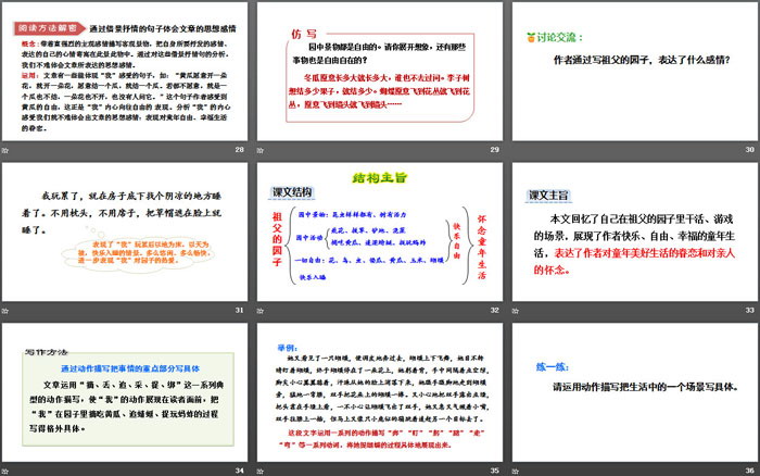 图片[5]-《祖父的园子》PPT(第二课时)-第一PPT