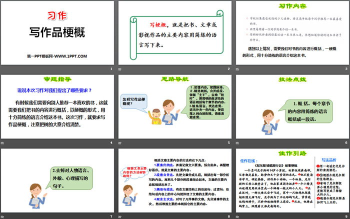 图片[2]-《写作品梗概》PPT下载-第一PPT