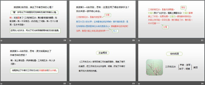 图片[4]-《三月桃花水》PPT课件下载-第一PPT