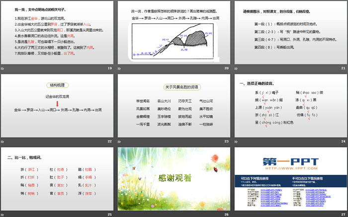 图片[4]-《记金华的双龙洞》PPT(第1课时)-第一PPT