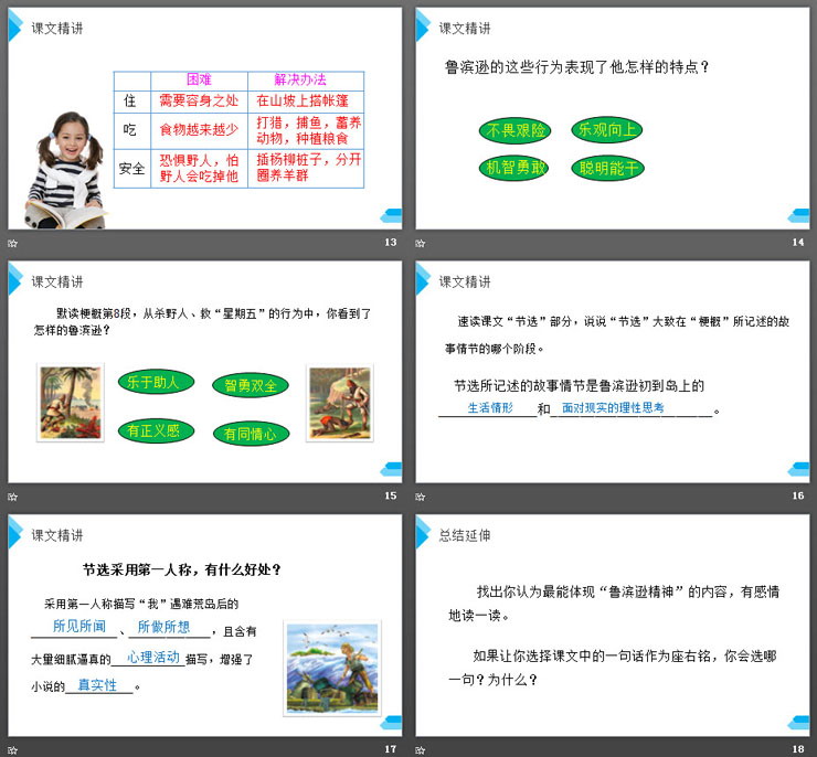 图片[4]-《鲁滨逊漂流记》PPT课件下载-第一PPT