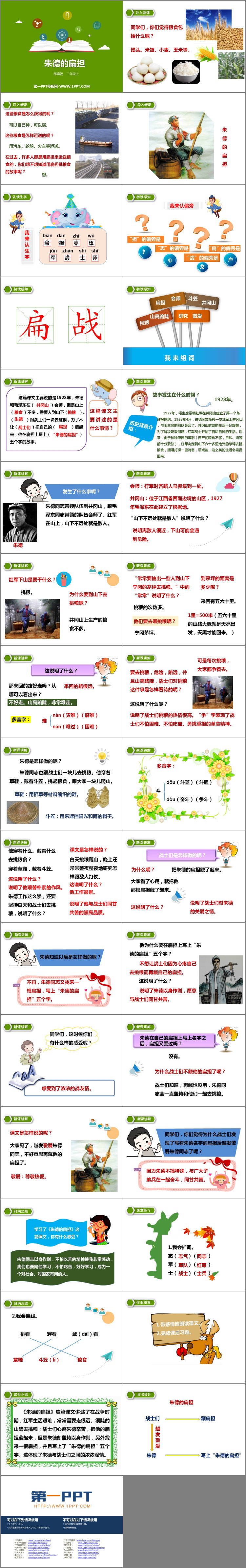 图片[2]-《朱德的扁担》PPT课文课件-第一PPT