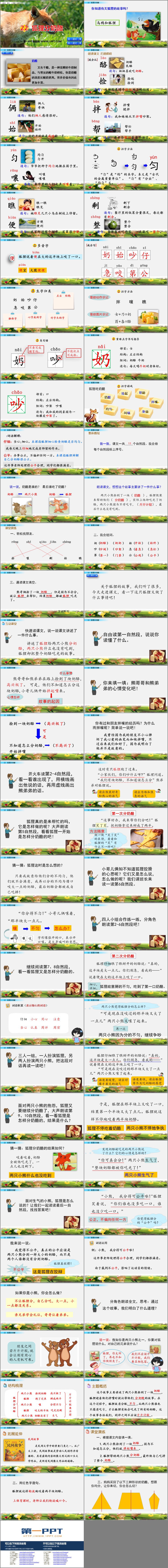 图片[2]-《狐狸分奶酪》PPT教学课件-第一PPT