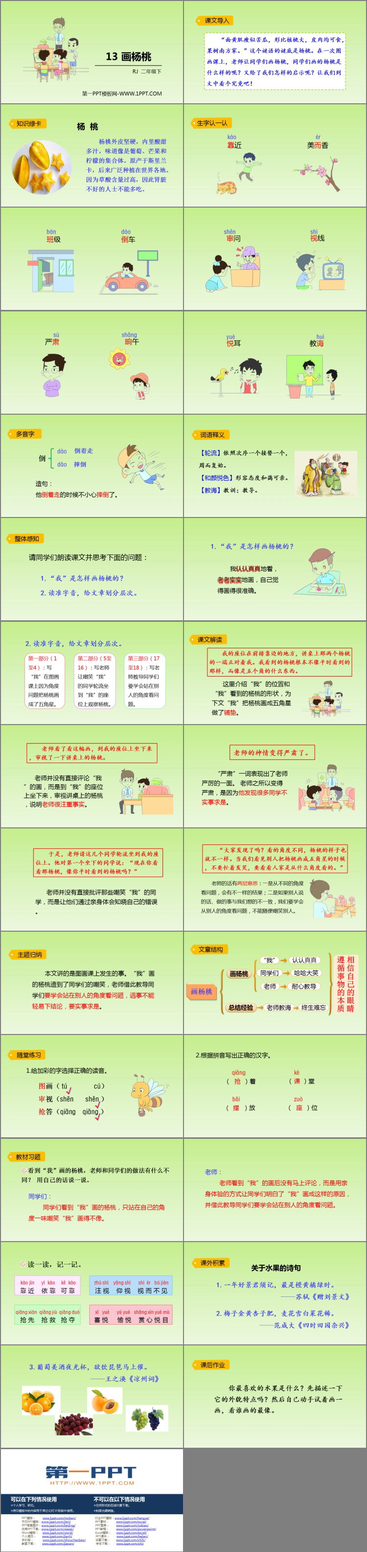图片[2]-画杨桃-第一PPT