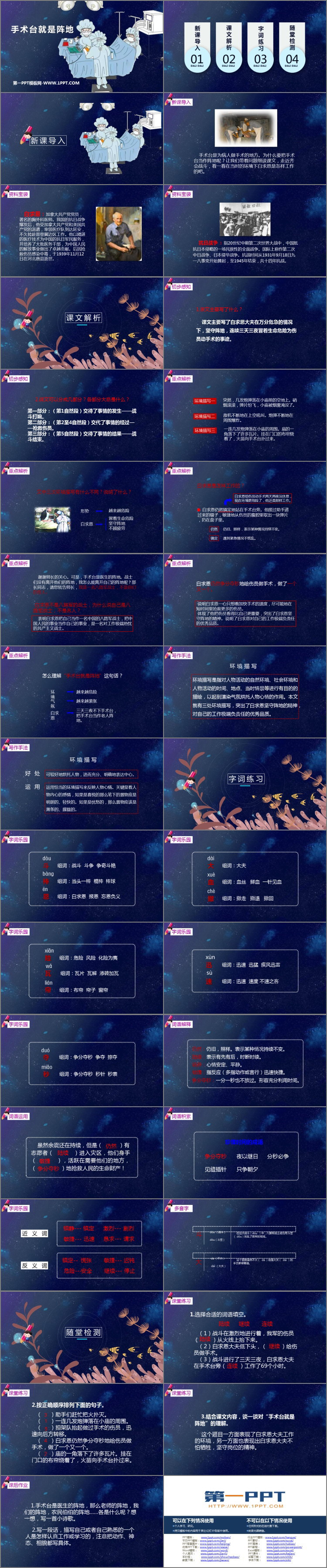 图片[2]-《手术台就是阵地》PPT优质课件下载-第一PPT