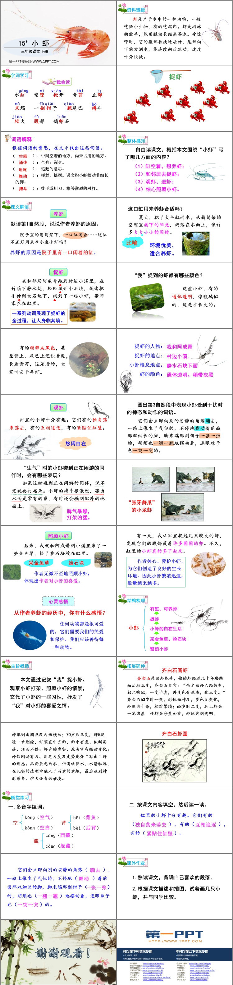 图片[2]-《小虾》PPT课文课件下载-第一PPT