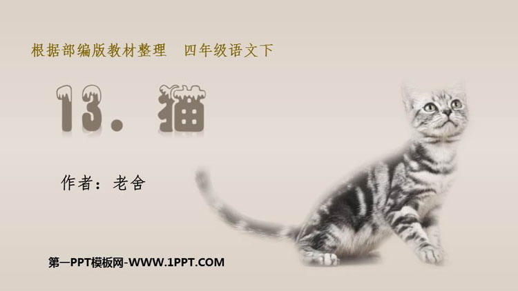图片[1]-《猫》PPT课文课件-第一PPT