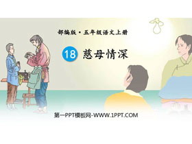 《慈母情深》PPT精品课件下载-第一PPT