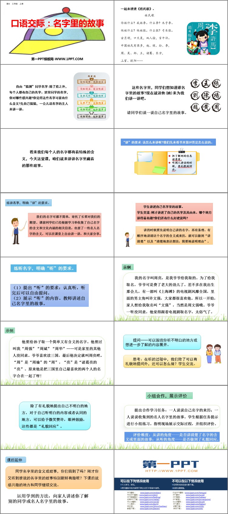 图片[2]-《口语交际：名字里的故事》PPT优质课件下载-第一PPT