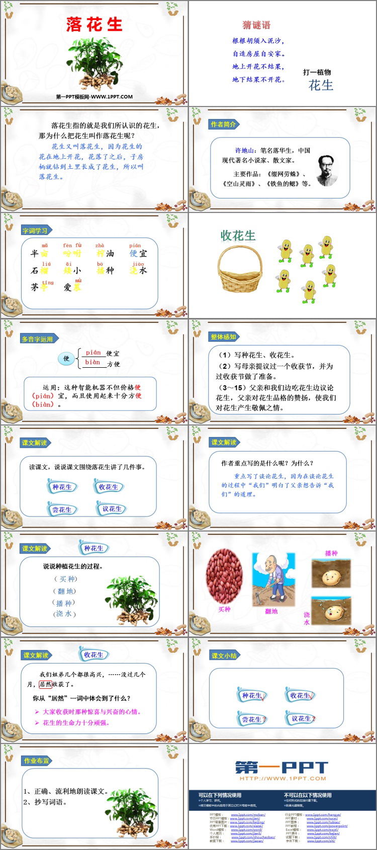 图片[2]-《落花生》PPT免费课件下载-第一PPT