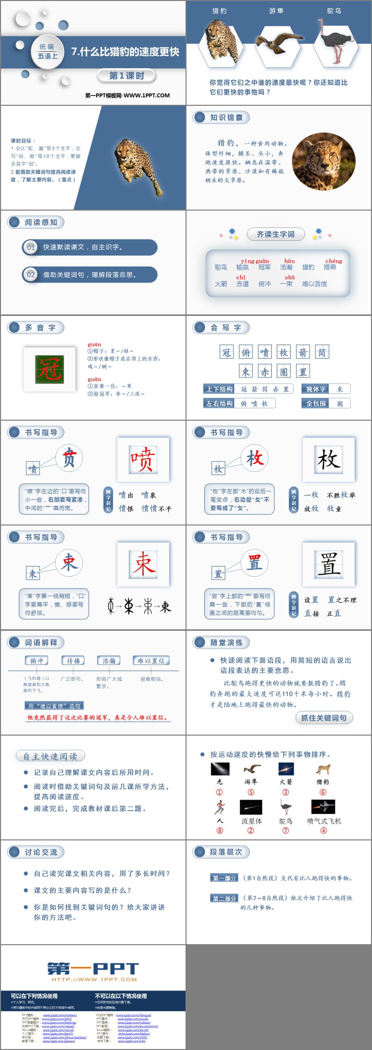 图片[2]-《什么比猎豹的速度更快》PPT教学课件(第1课时)-第一PPT