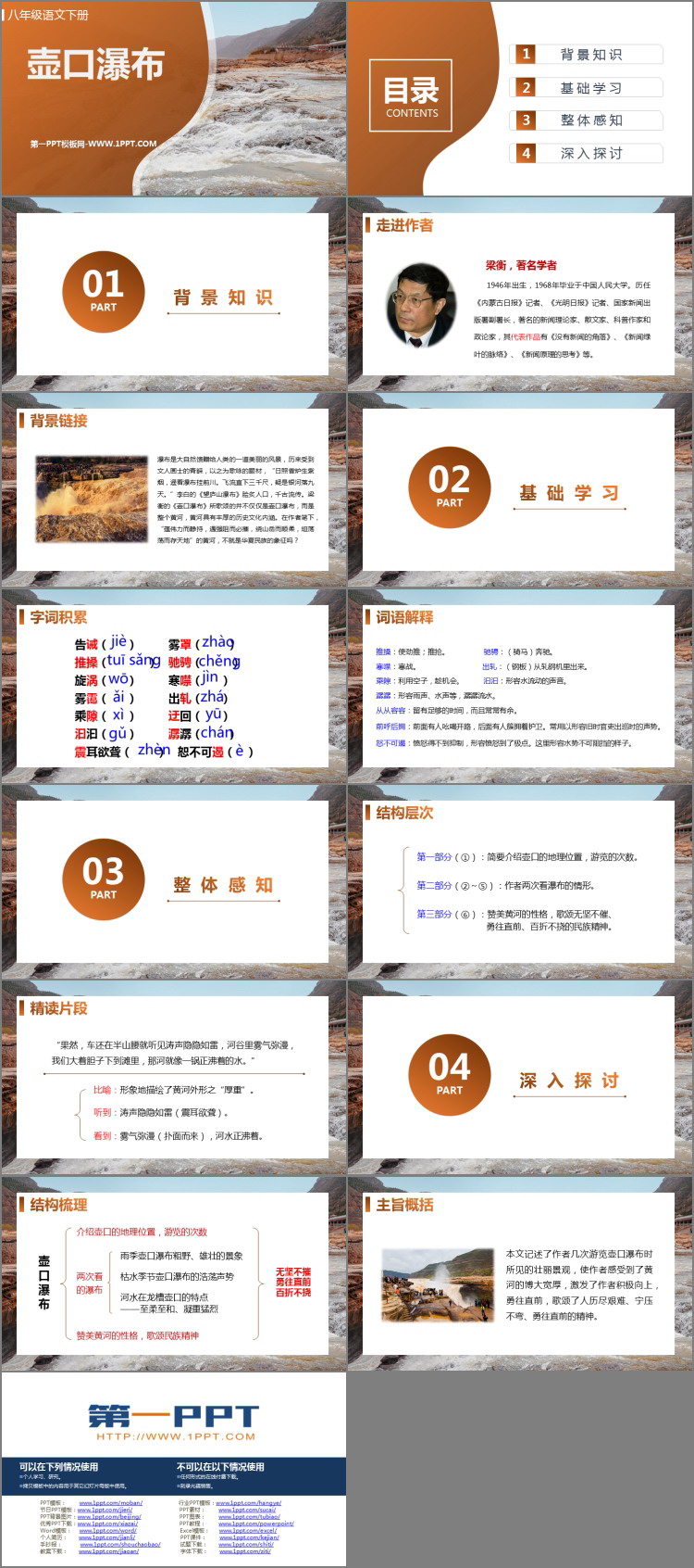 图片[2]-《壶口瀑布》PPT课文课件-第一PPT