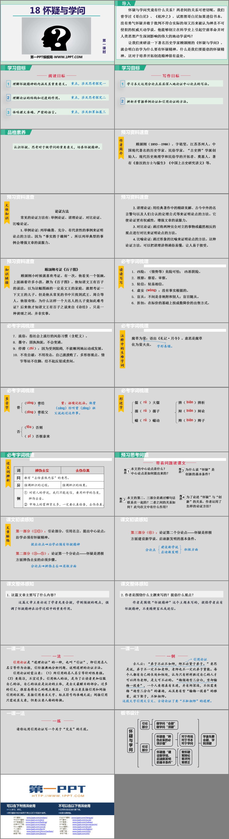 图片[2]-《怀疑与学问》PPT课件下载(第1课时)-第一PPT