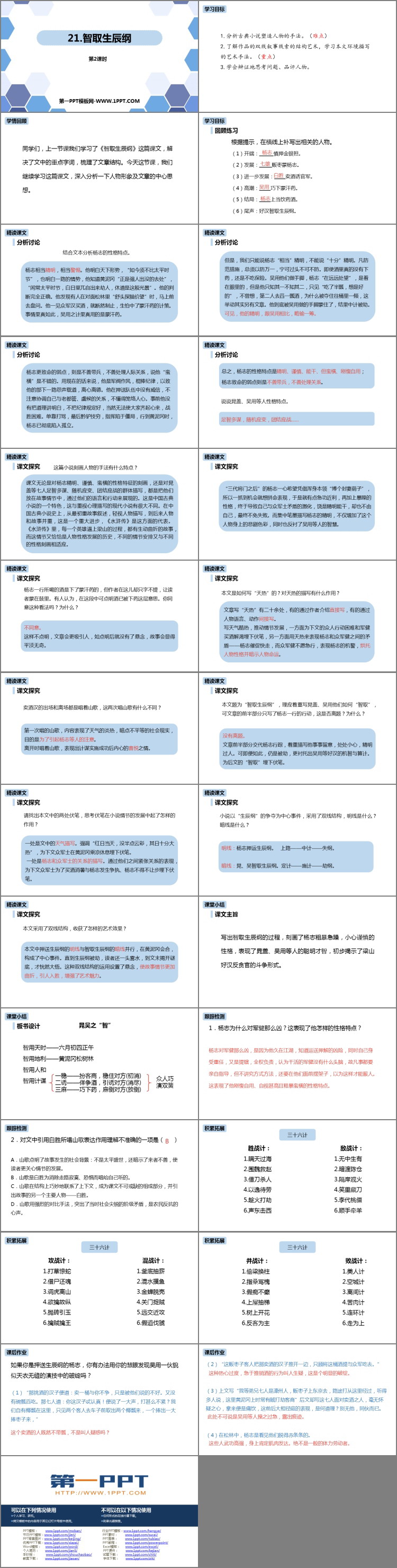 图片[2]-《智取生辰纲》PPT教学课件(第2课时)-第一PPT
