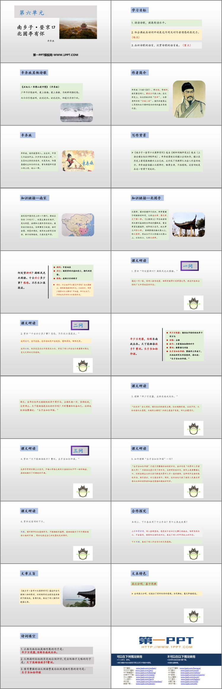 图片[2]-《南乡子·登京口北固亭有怀》PPT课文课件-第一PPT