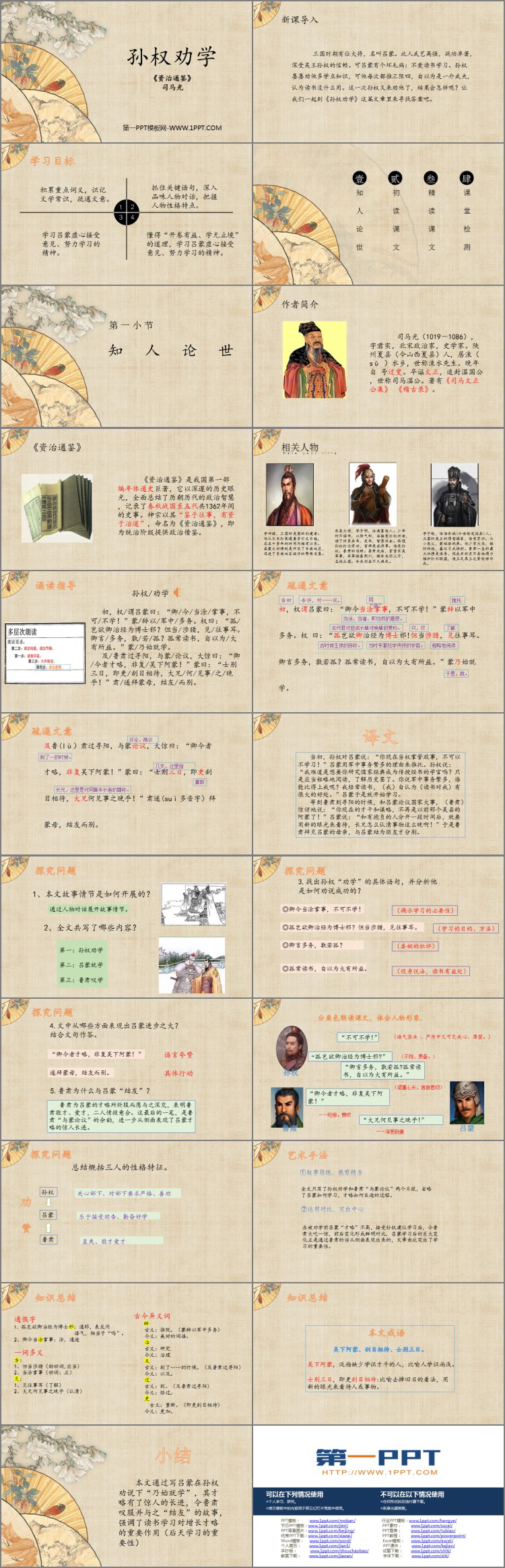 图片[2]-《孙权劝学》PPT优秀课件下载-第一PPT