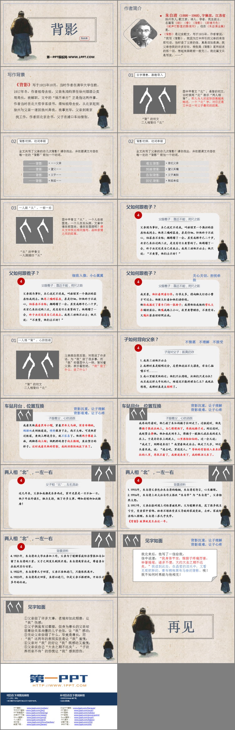 图片[2]-《背影》PPT优质教学课件-第一PPT