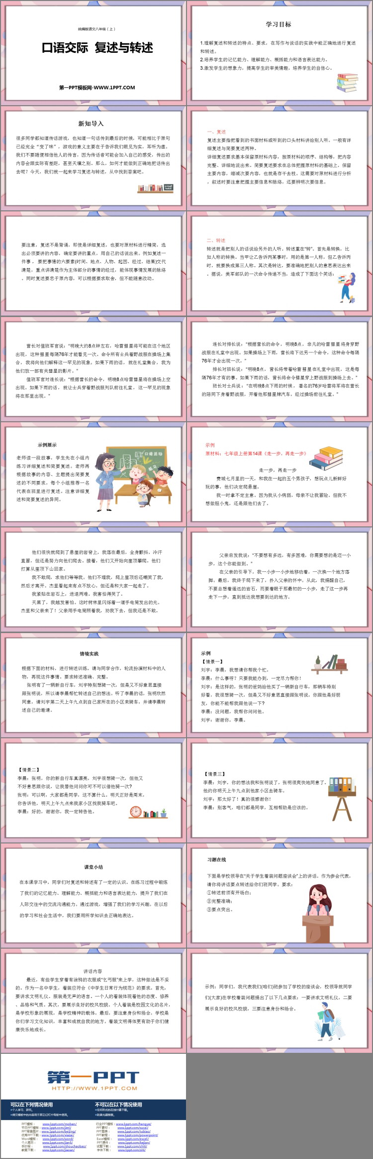 图片[2]-《复述与转述》PPT优质课件-第一PPT