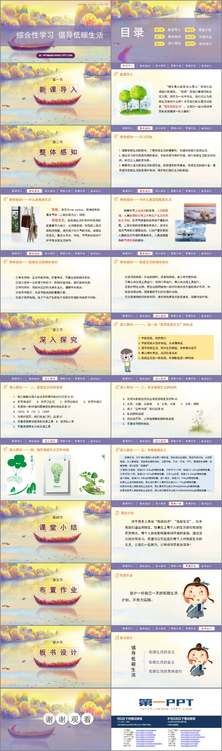 图片[2]-《倡导低碳生活》PPT教学课件-第一PPT