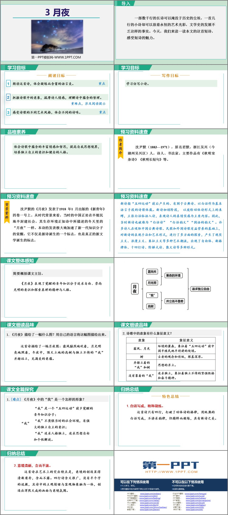 图片[2]-《月夜》PPT优质课件-第一PPT